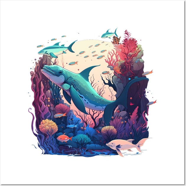 Marine Life Wall Art by Billy23-Shop